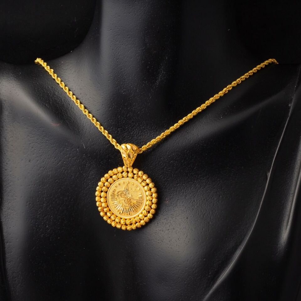 Osmanlı Tuğrası Altın Kolye