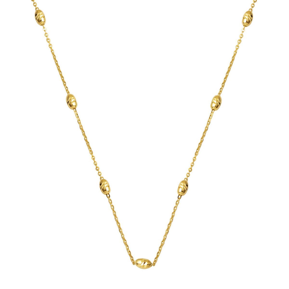 İtalyan Dorikalı 14 Ayar Zincir Kolye 45 cm.