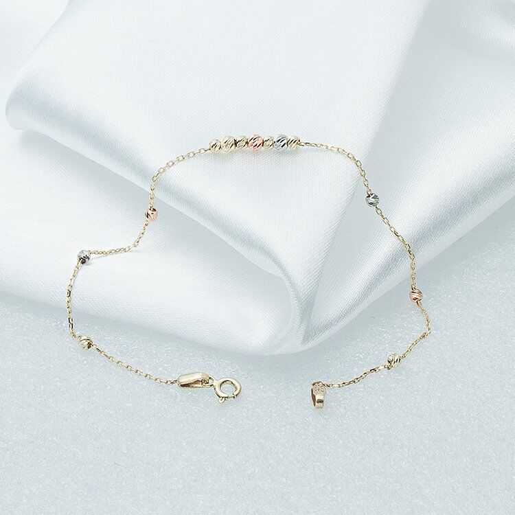 Dorikka 14 Ayar Altın Top Top Bileklik