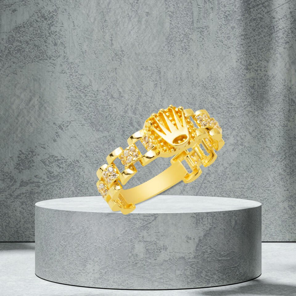 Rolex Model Altın Yüzük