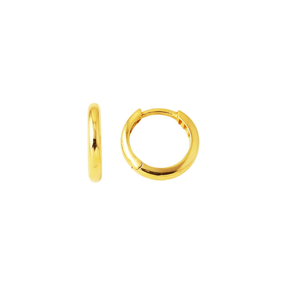 14 Ayar Altın Halka Küpe 1,5 cm. Çaplı