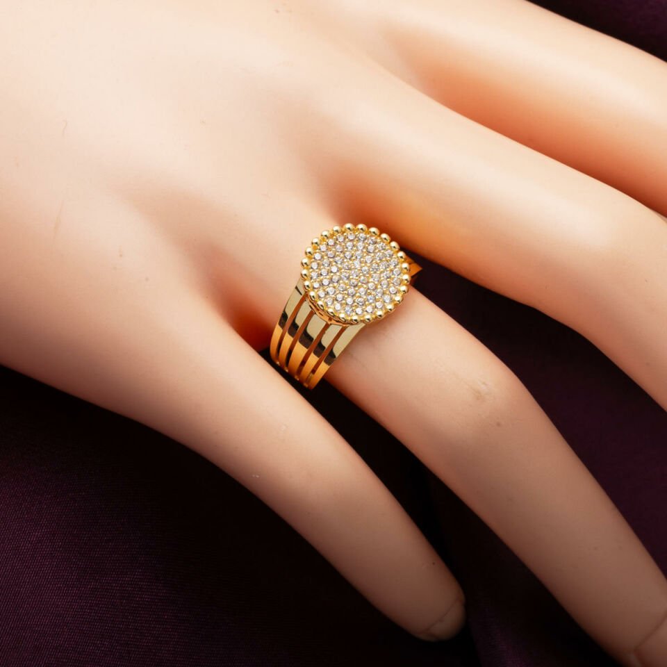 Şövalye Model Altın Kadın Yüzük