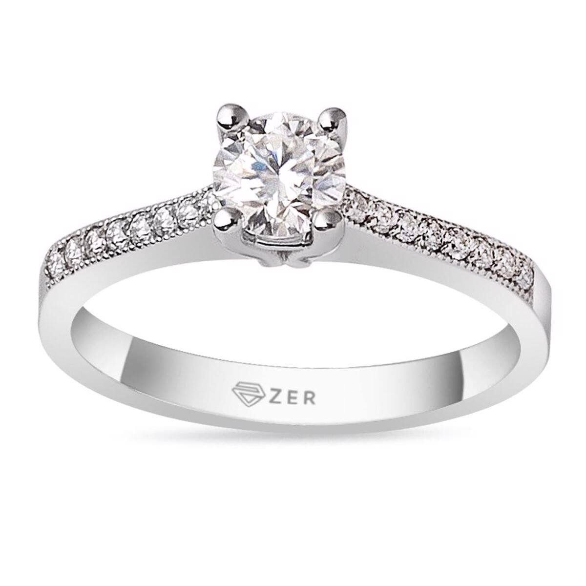 0,45 ct. Tektaş Pırlanta Yüzük