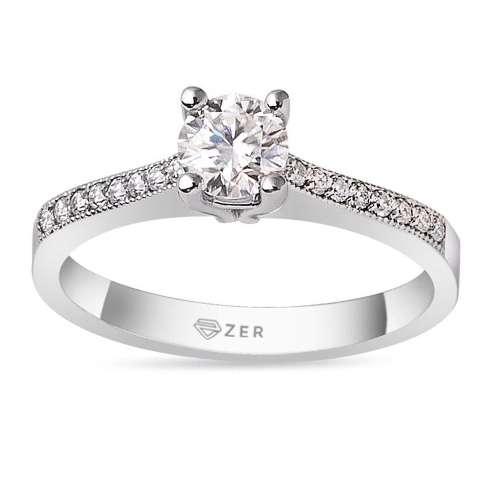 0,45 ct. Tektaş Pırlanta Yüzük