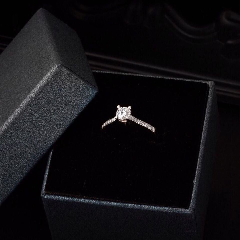 0,45 ct. Tektaş Pırlanta Yüzük