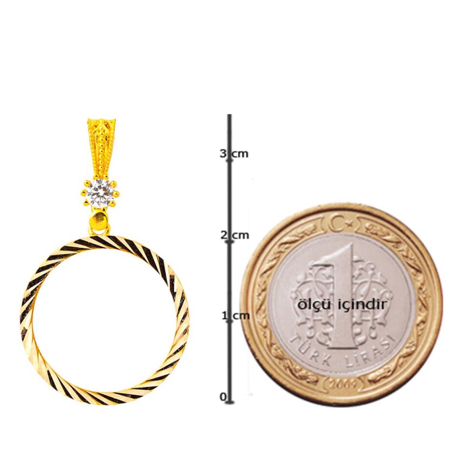 Yarım Altınlık 14 Ayar Kolye Ucu