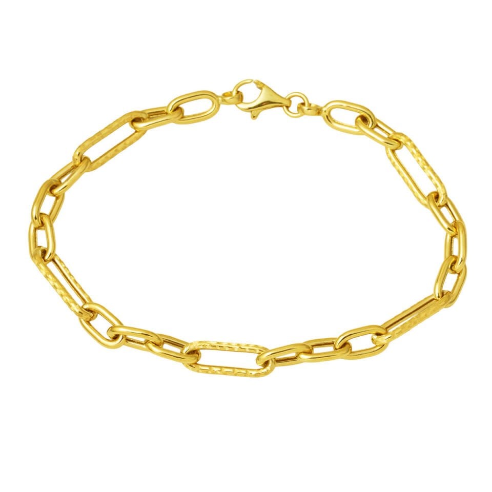 Kalemli Ataç 14 Ayar Altın Bileklik