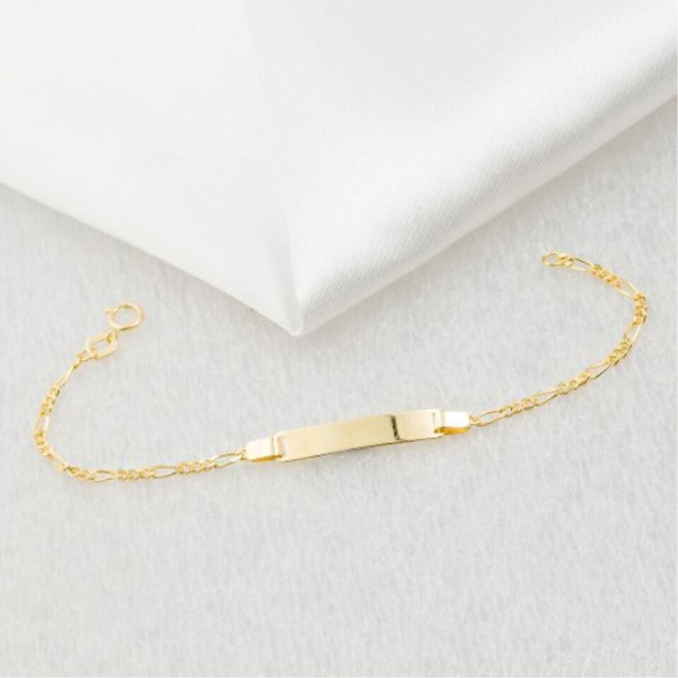 İsimlik 14 Ayar Altın Bebek Künyesi