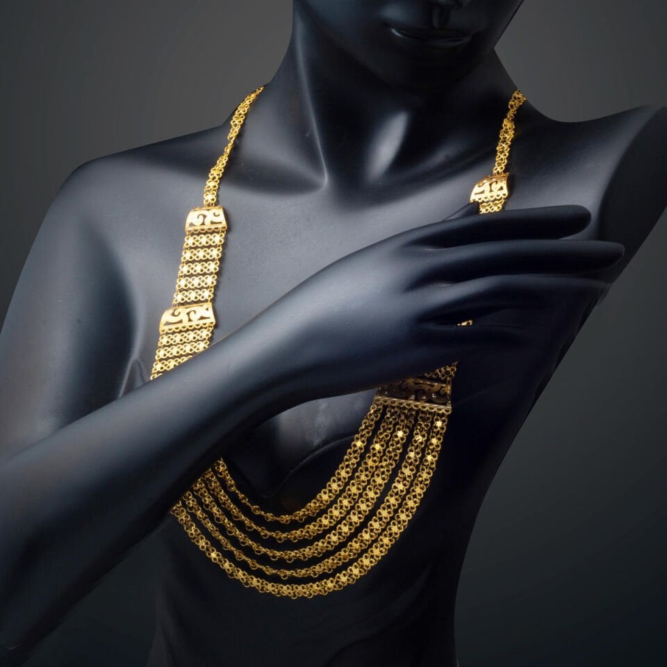 Altın 6 Sıra Urfa Akıtma Gerdanlık