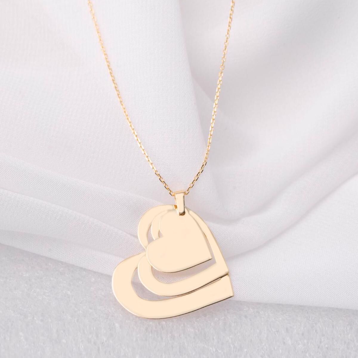 Kalpler 8 Ayar Altın Kolye