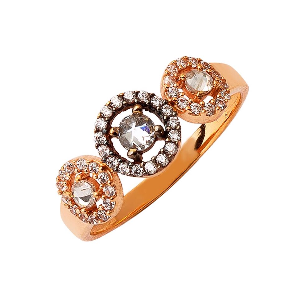 Zennure Rose Altın Yüzük