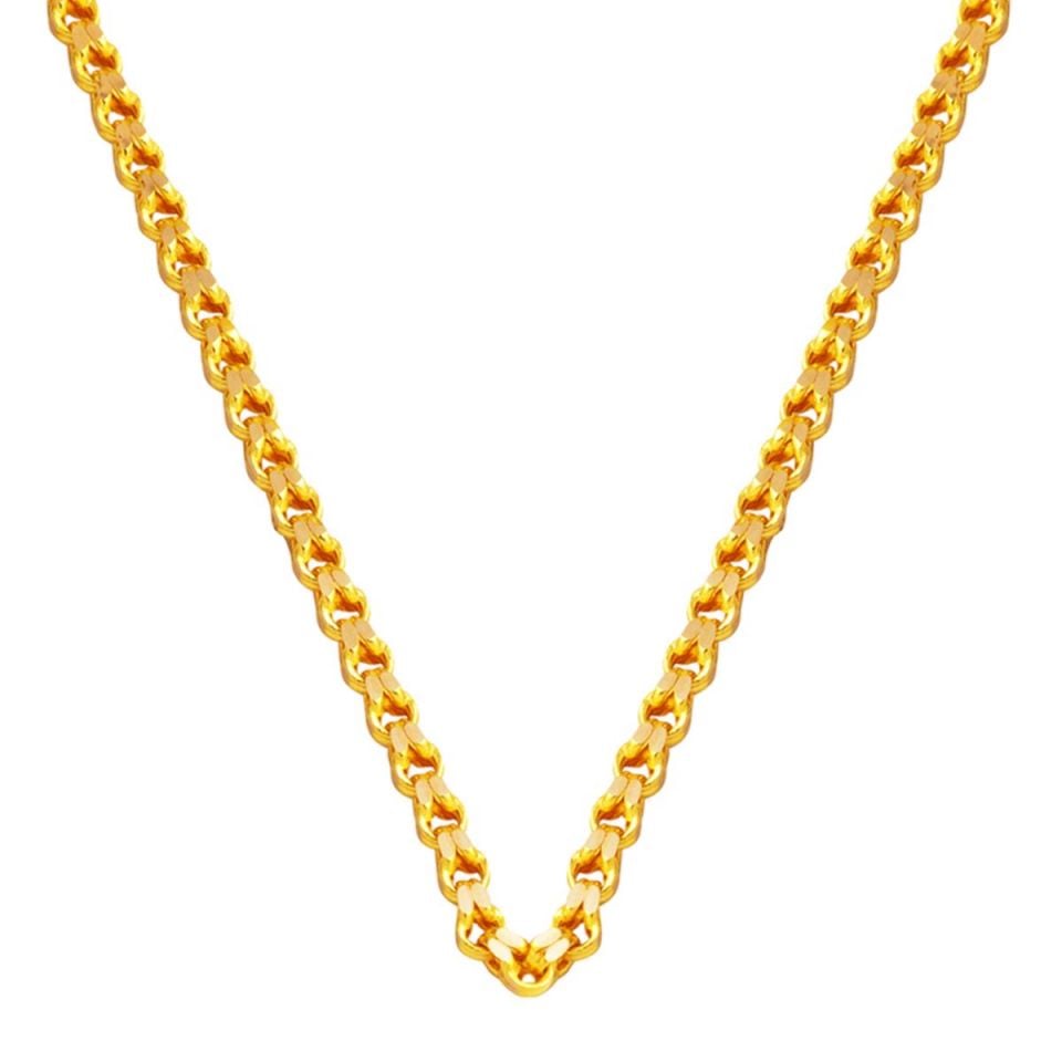 Güverse 22 Ayar Altın Zincir - 60 cm