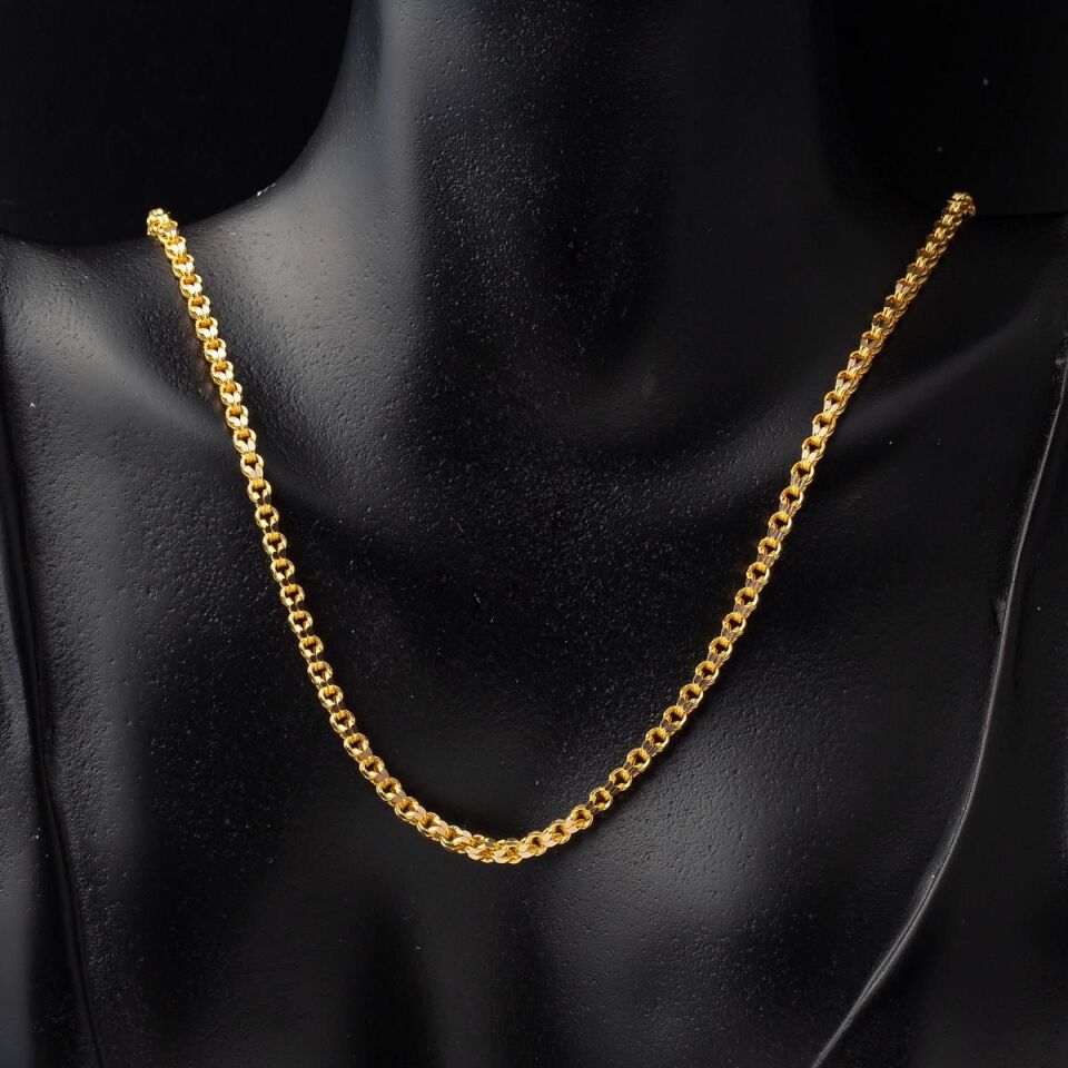 Güverse 22 Ayar Altın Zincir - 55 cm