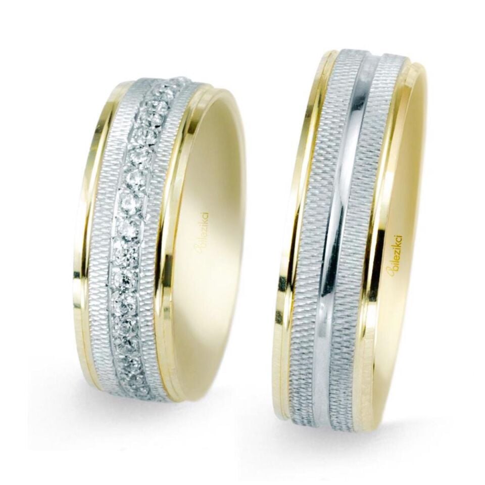 Suyolu 14 Ayar Altın Alyans Takımı