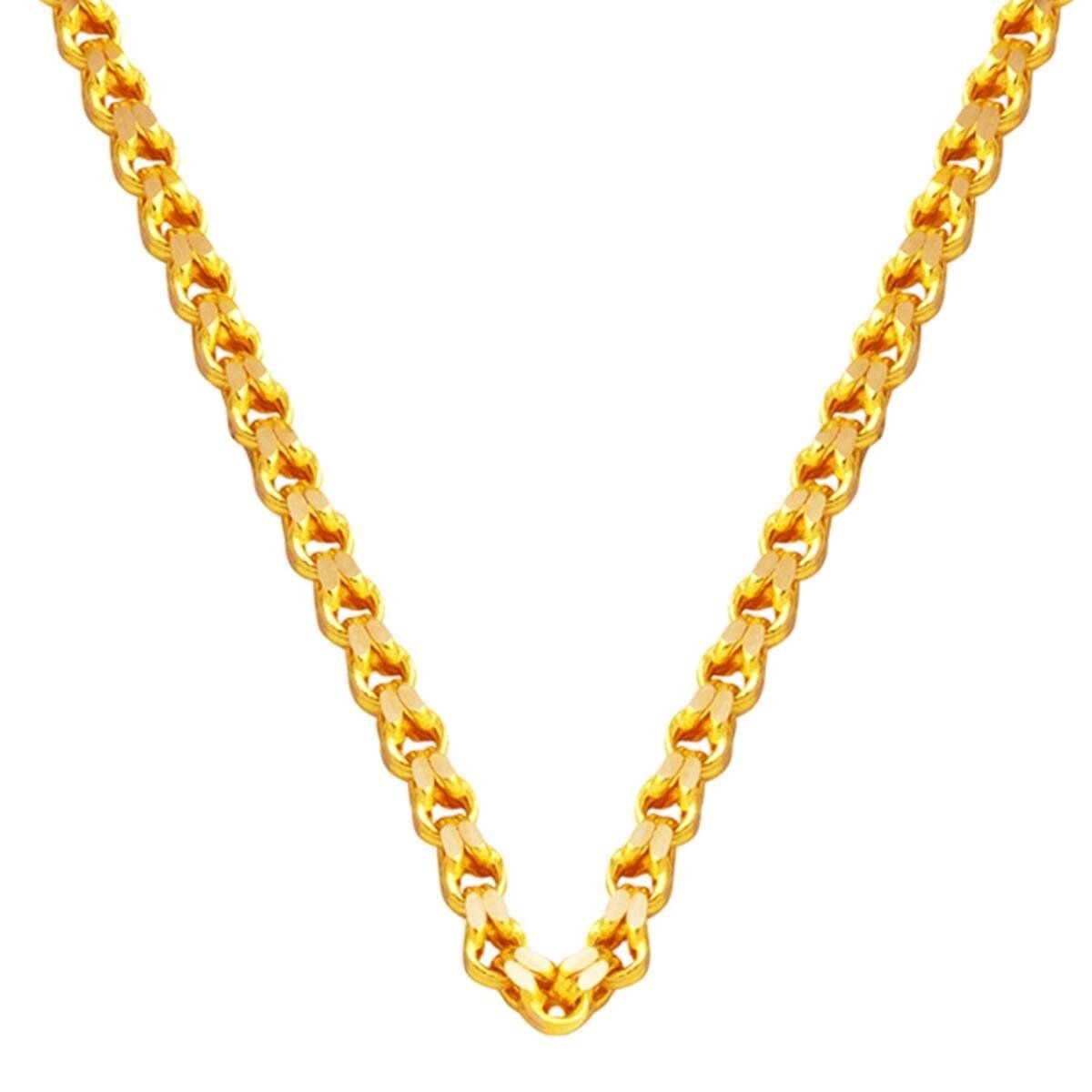 Güverse 14 Ayar Altın Zincir - 60 cm