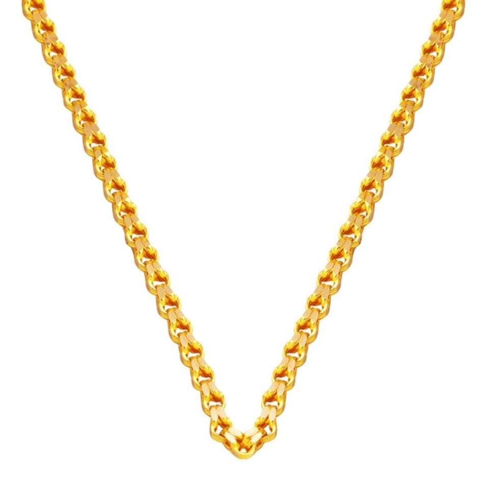 Güverse 14 Ayar Altın Zincir - 60 cm