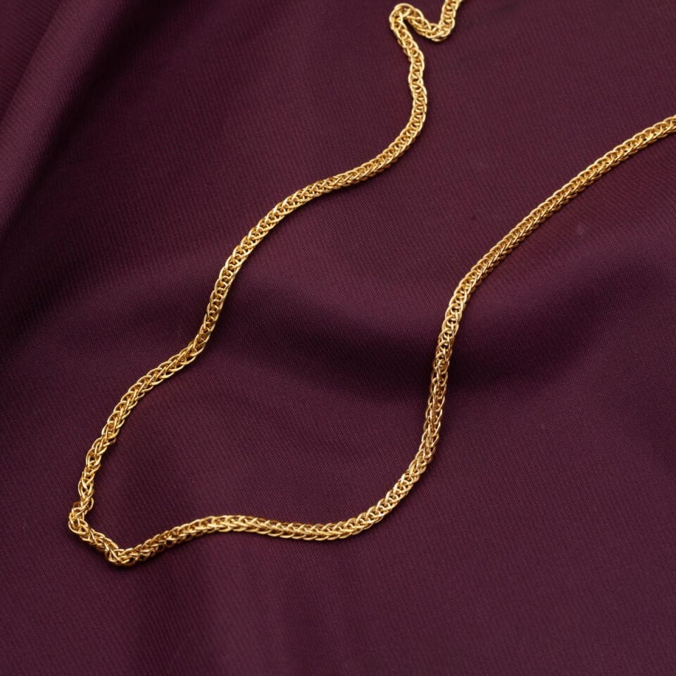 Meridyen Altın Zincir Kolye 55 cm.