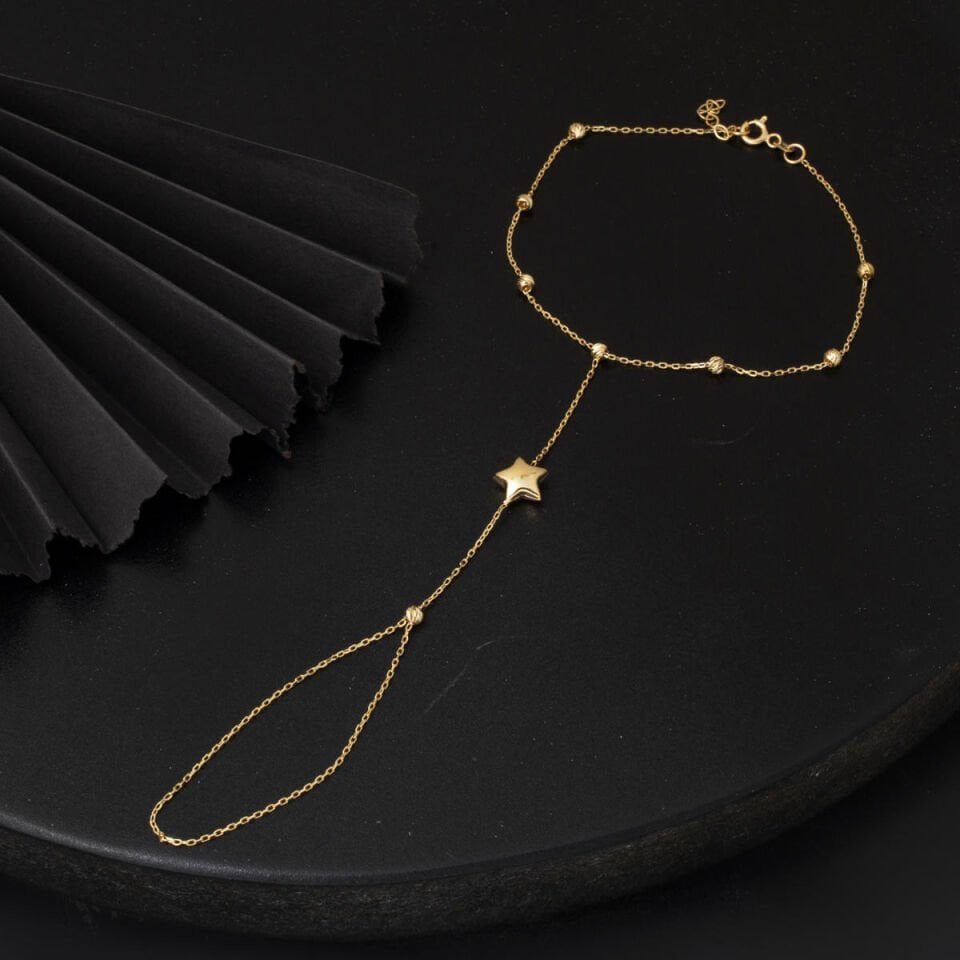 14 Ayar Altın Yıldızlı Şahmeran