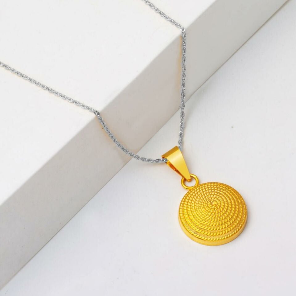 Beypazarı Altın Kolye Ucu 2 cm Çaplı