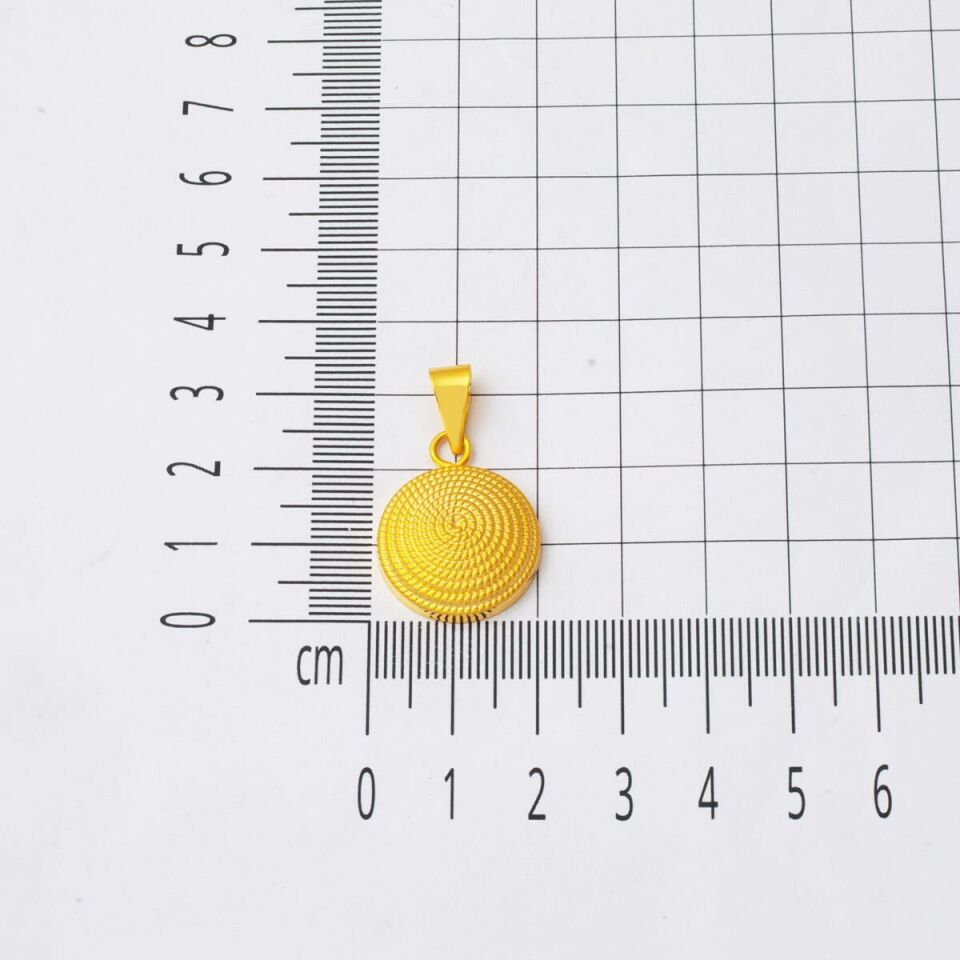 Beypazarı Altın Kolye Ucu 2 cm Çaplı