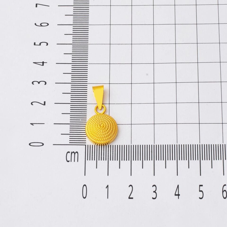 Beypazarı Altın Kolye Ucu 1,5 cm Çaplı