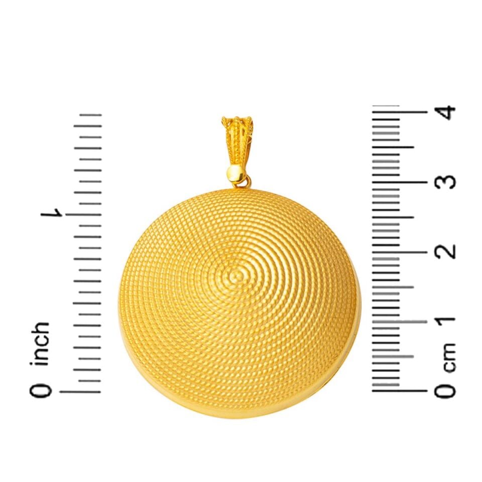 Beypazarı 14 Ayar Kolye Ucu 3 cm Çaplı