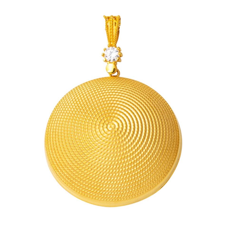 Beypazarı Altın Kolye Ucu 3,5 cm Çaplı