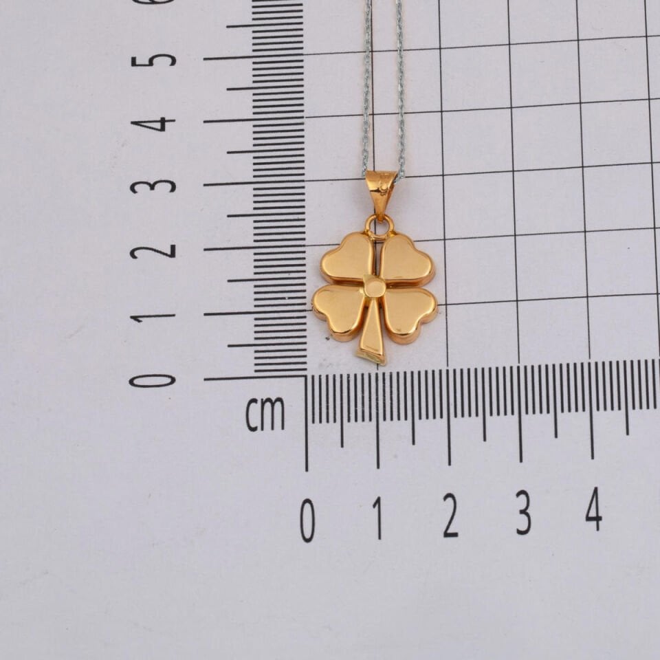 Yonca Altın Kolye Ucu 22 Ayar