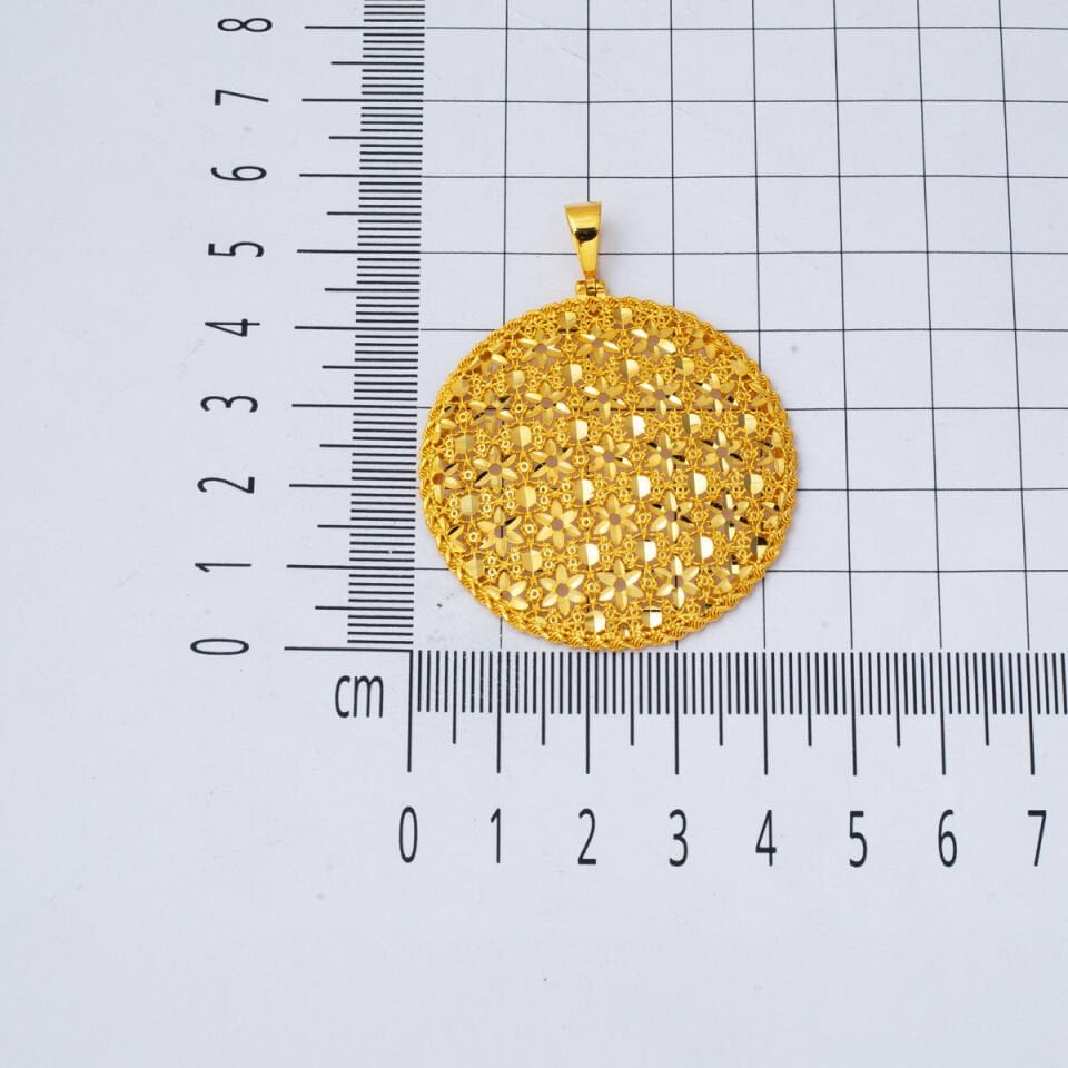 Yaşam Çiçeği Altın 14 Ayar Kolye