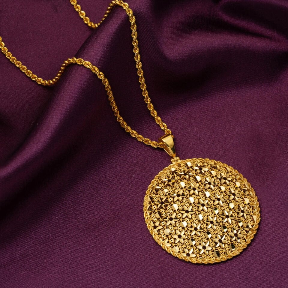 Yaşam Çiçeği Altın 14 Ayar Kolye