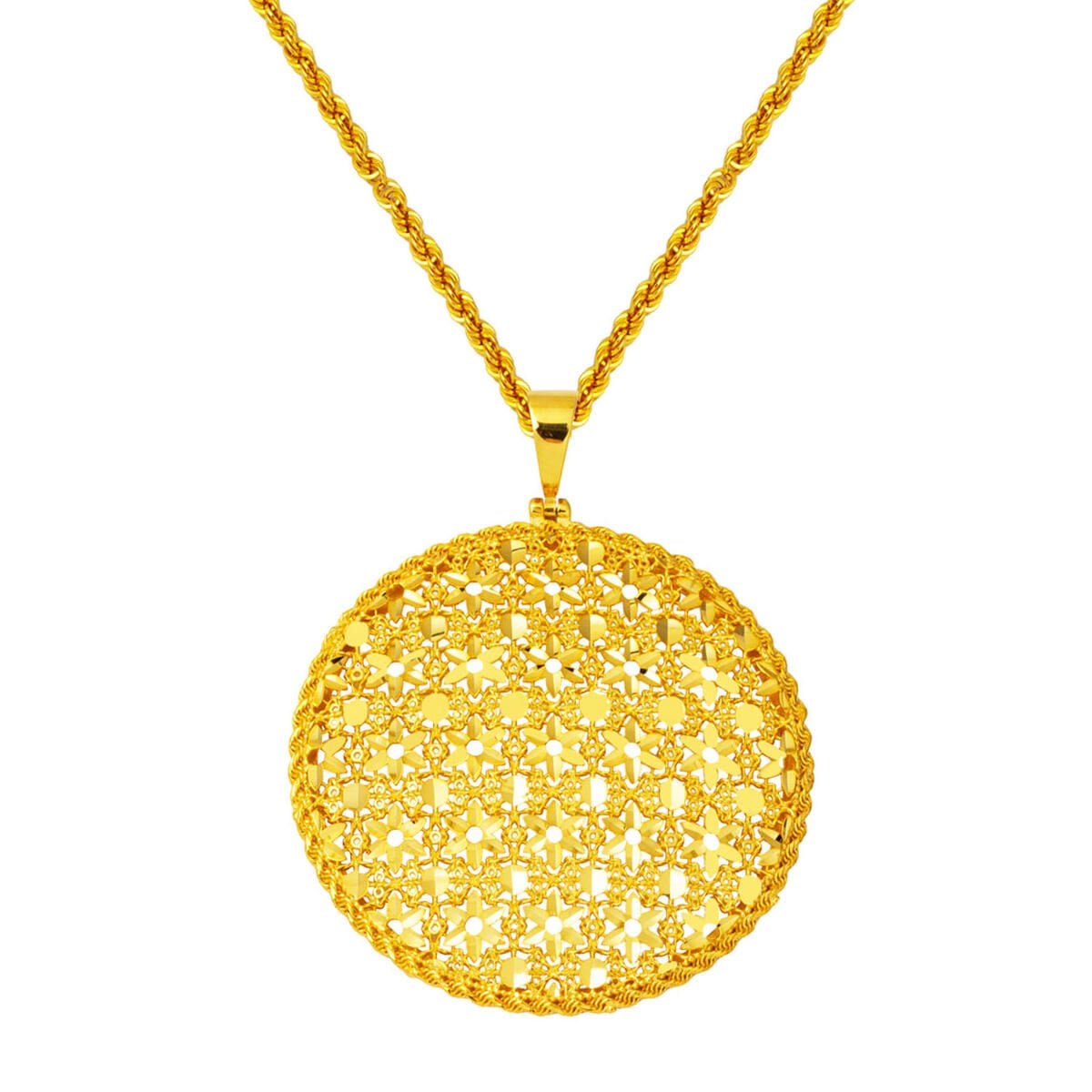 Yaşam Çiçeği Altın 14 Ayar Kolye