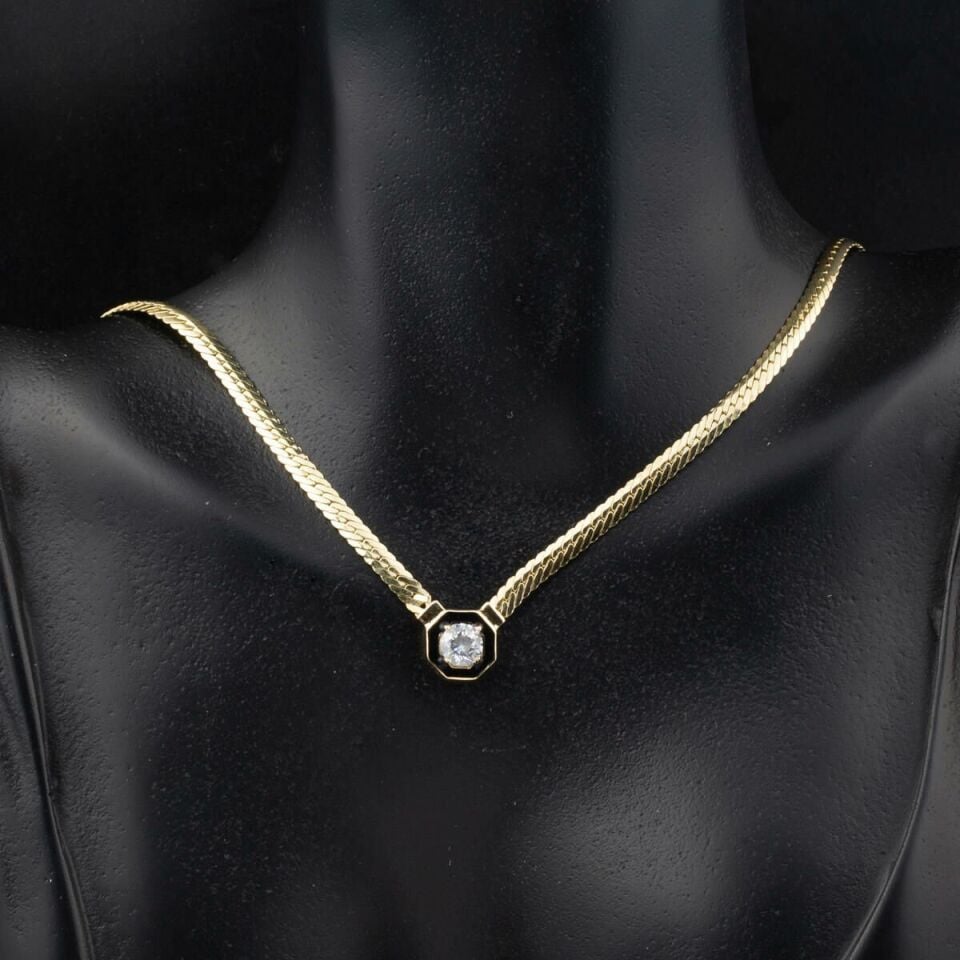 Çağla 14 Ayar Altın Kolye