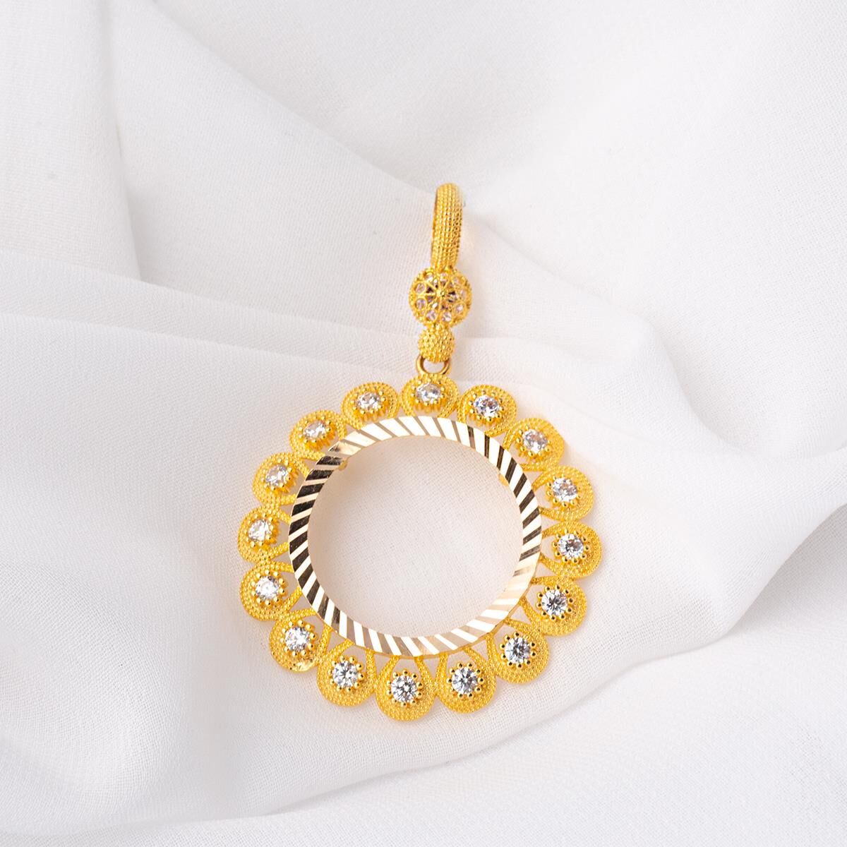 Papatya Yarım Altın Çerçevesi