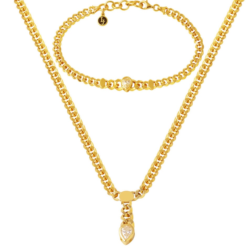 2 Karat Mozanit 14K Altın Gurmet Takı Seti