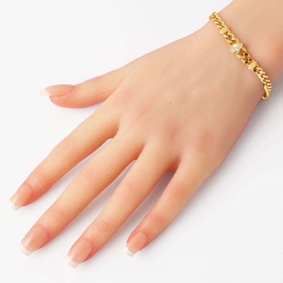2 Karat Mozanit 14K Altın Gurmet Takı Seti