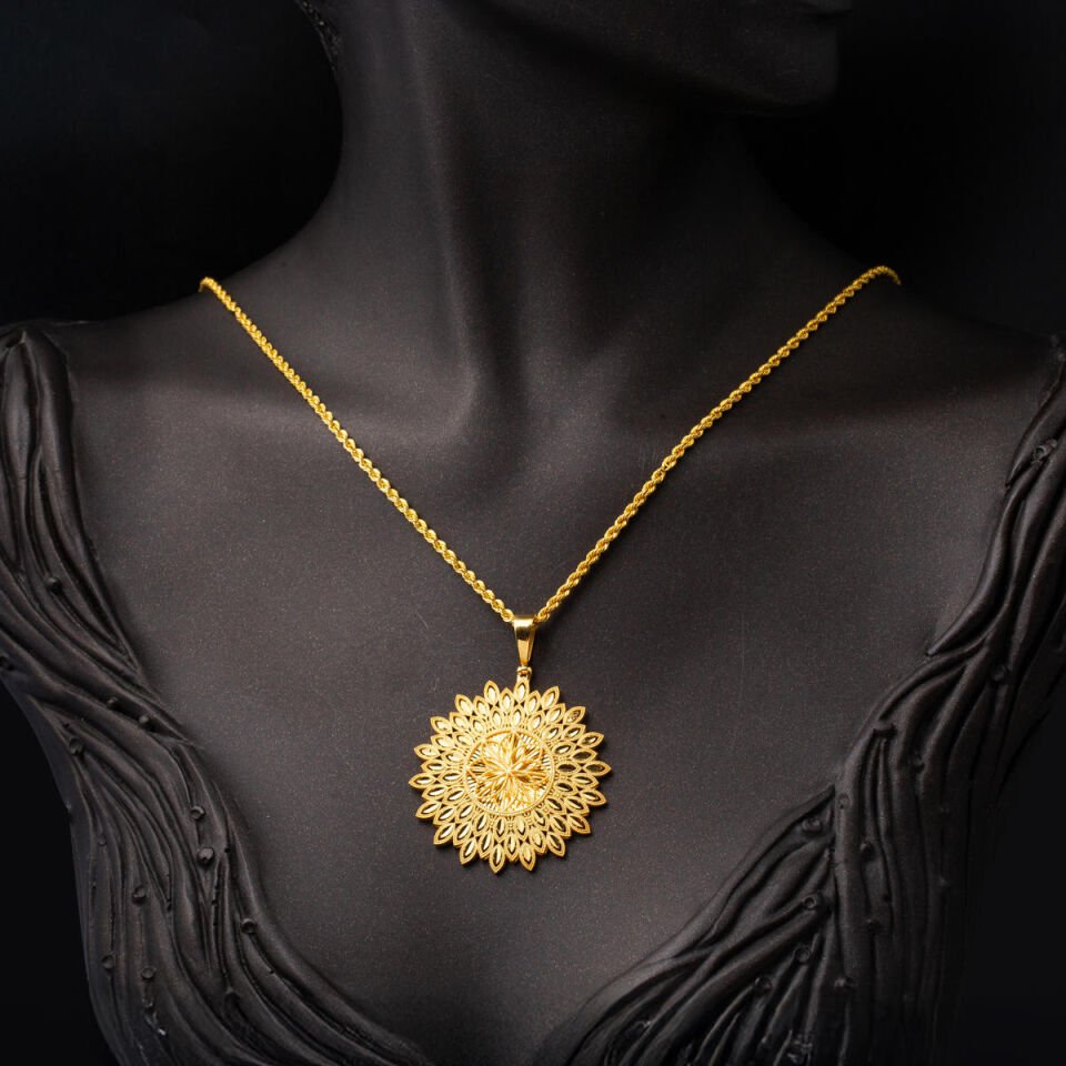 Yaşam Parıltısı 14 Ayar Altın Kolye