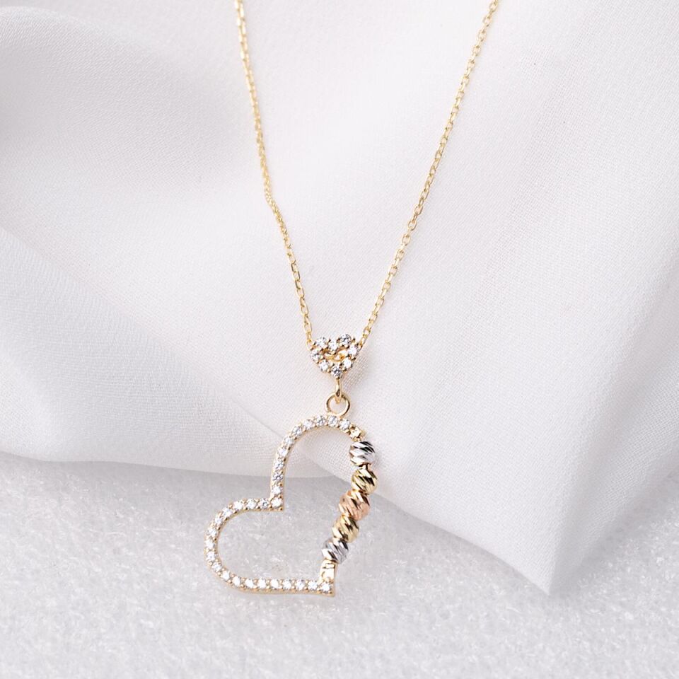 Kalpli Dorika Altın Kolye