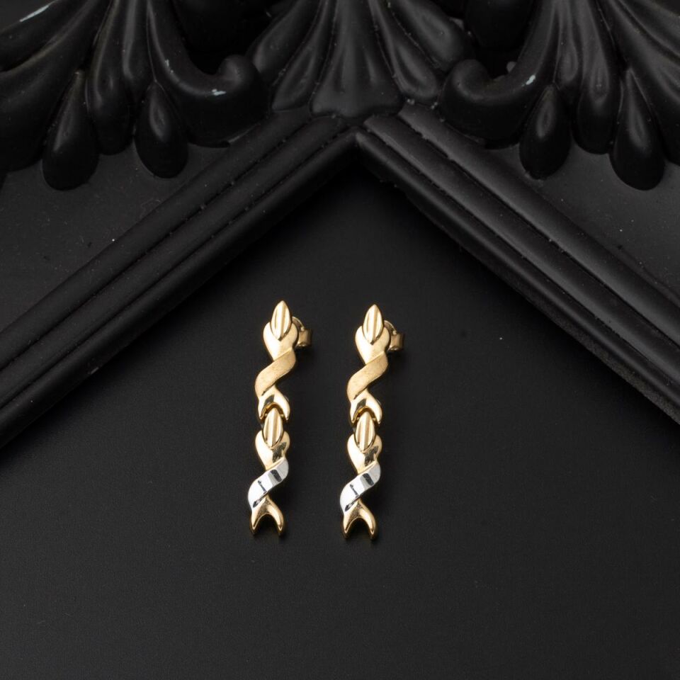 Etsy Sarkıt Altın Küpe