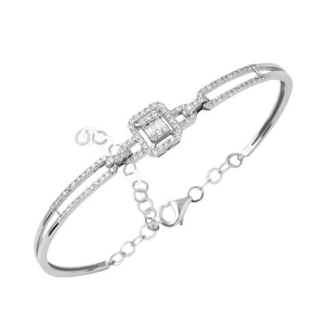 Zer Diamond 0,48 ct. Baget Pırlantalı Bilezik