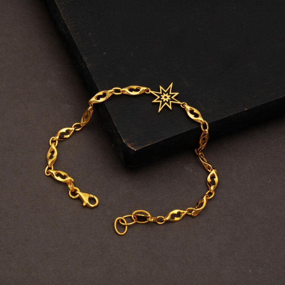 Kuzey Yıldızı İtalyan 22 Ayar Altın Bileklik