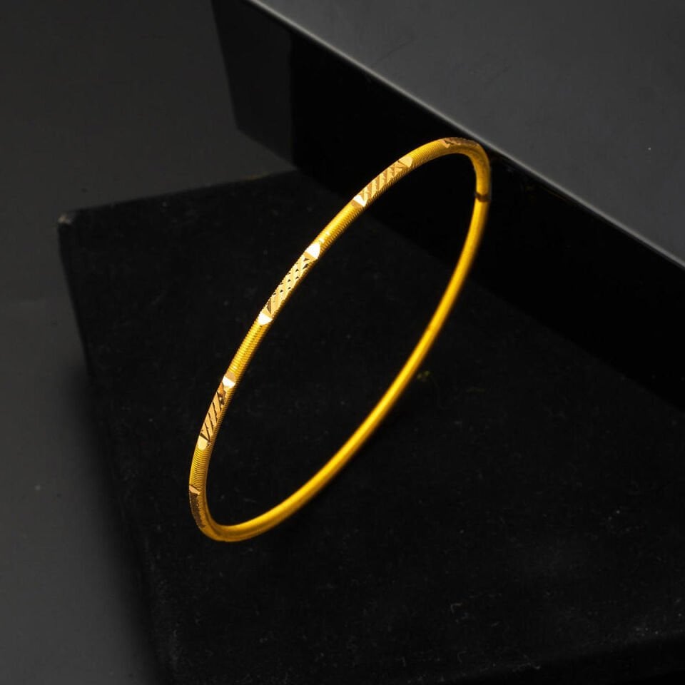 Yıldızlı 22 Ayar Ajda Altın Bilezik (2*7) 14 Gram