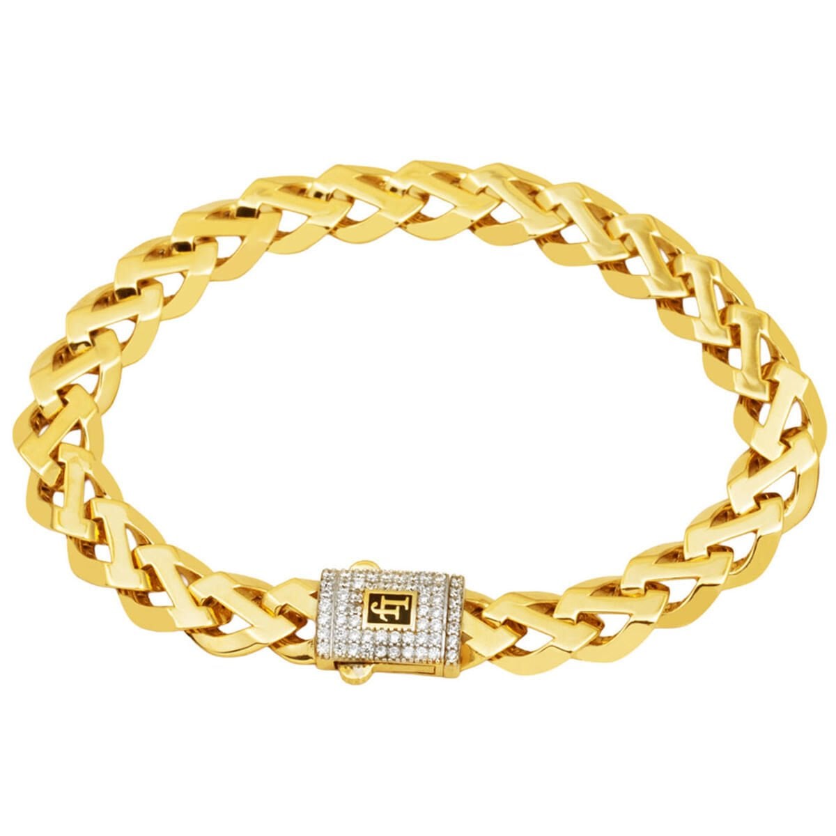 Gurmet Örgüsü 14 Ayar Altın Bileklik