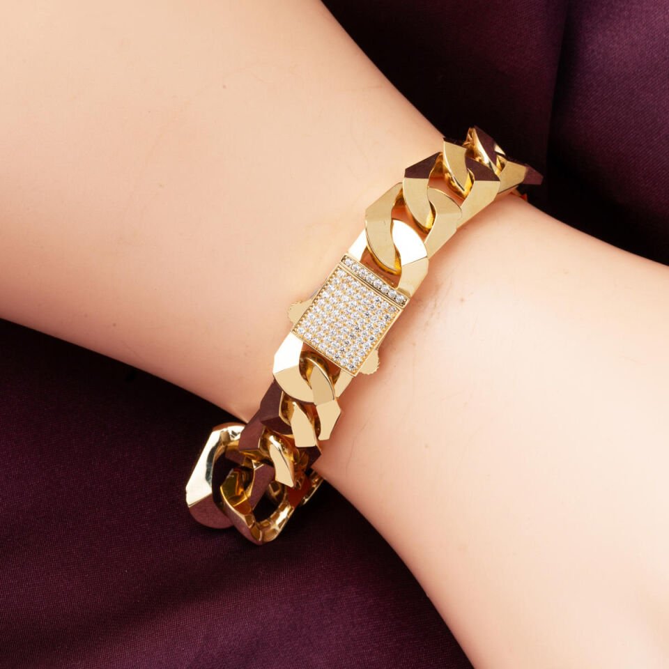 Elisa İtalyan Gurmet Altın Bileklik 14 Ayar