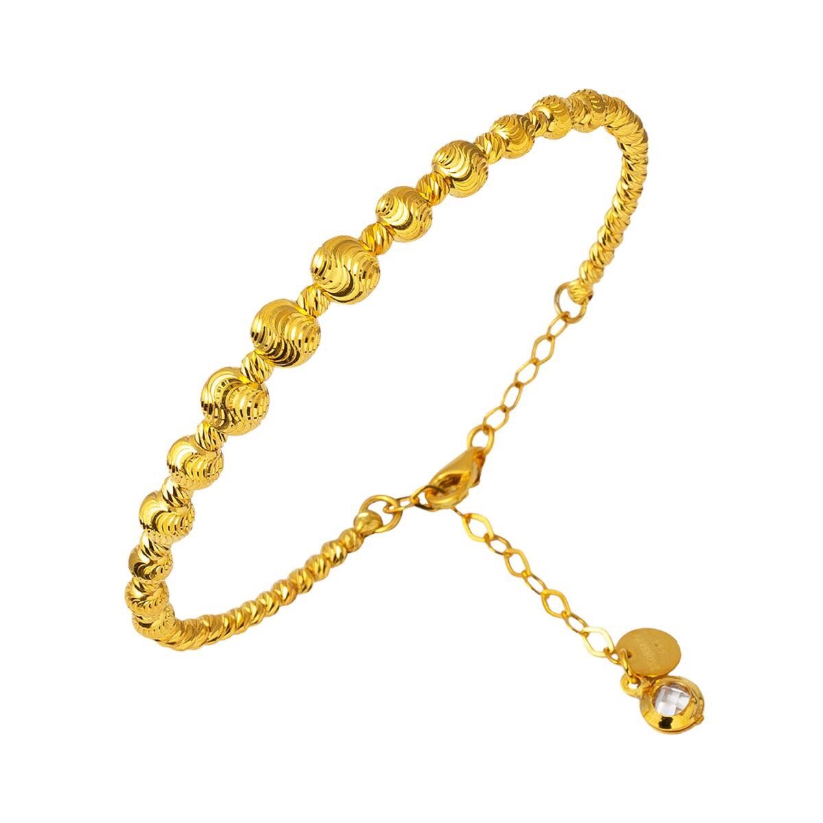 Nohut Toplu Kelepçe Altın Bilezik