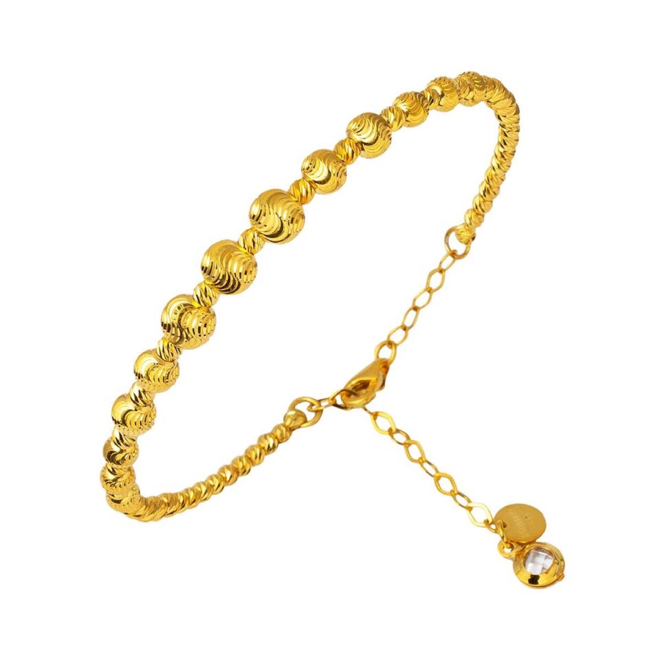 Nohut Toplu Kelepçe Altın Bilezik