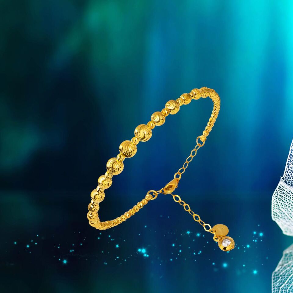 Nohut Toplu Kelepçe Altın Bilezik