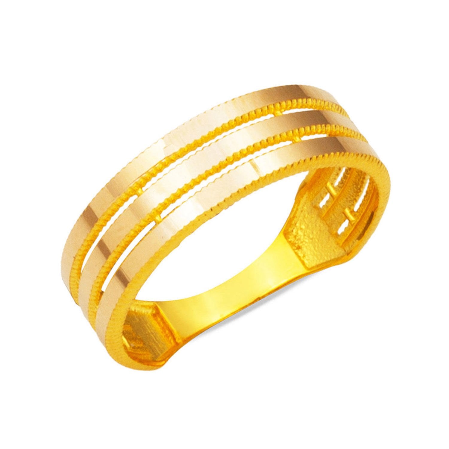 Üç Sıra Ajda Altın Yüzük