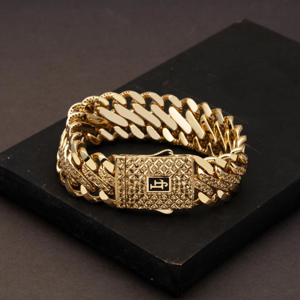 Yaşam Çiçeği Gurmet Bileklik 14 Ayar Altın