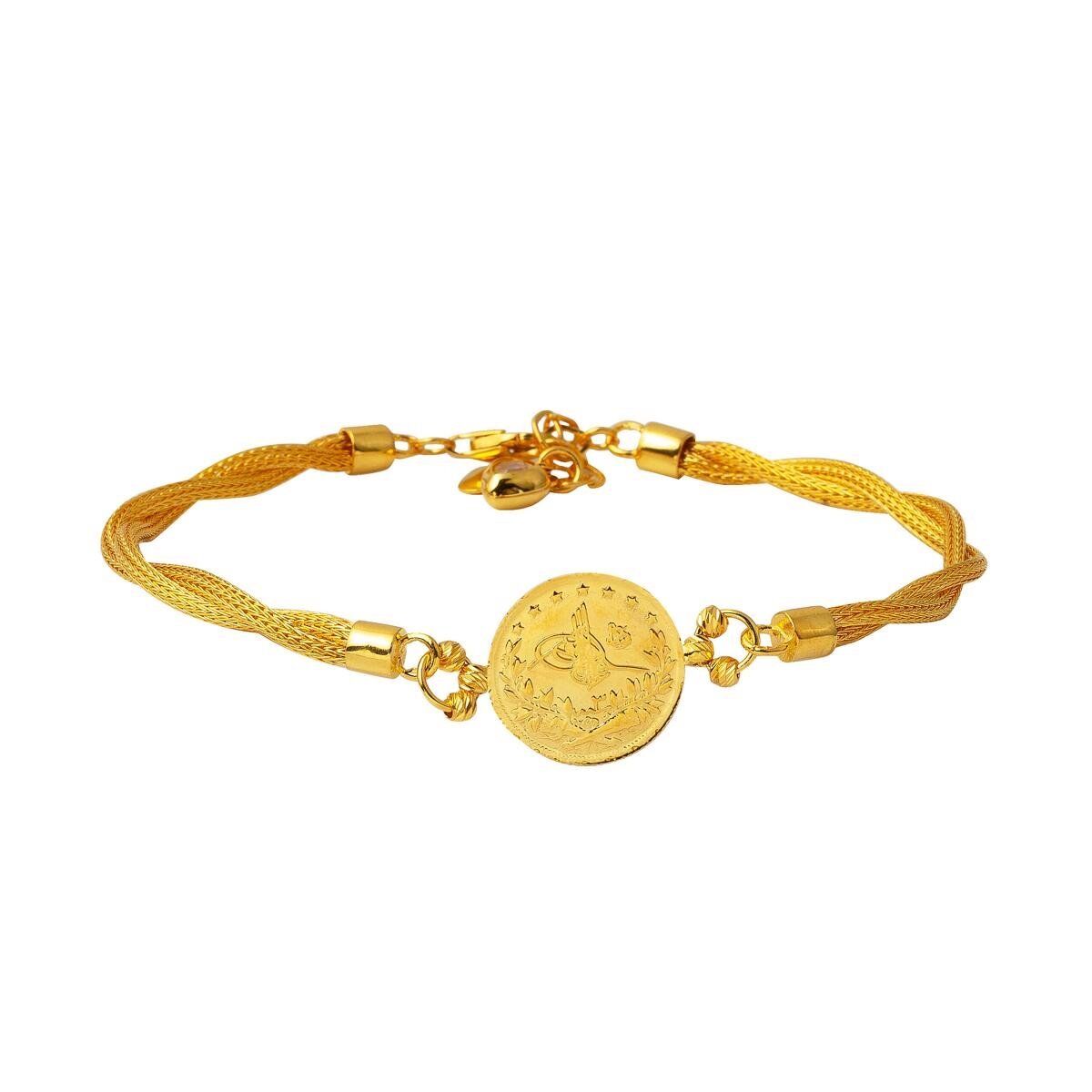 Osmanlı Çeyrek Reşat Altınlı Bileklik