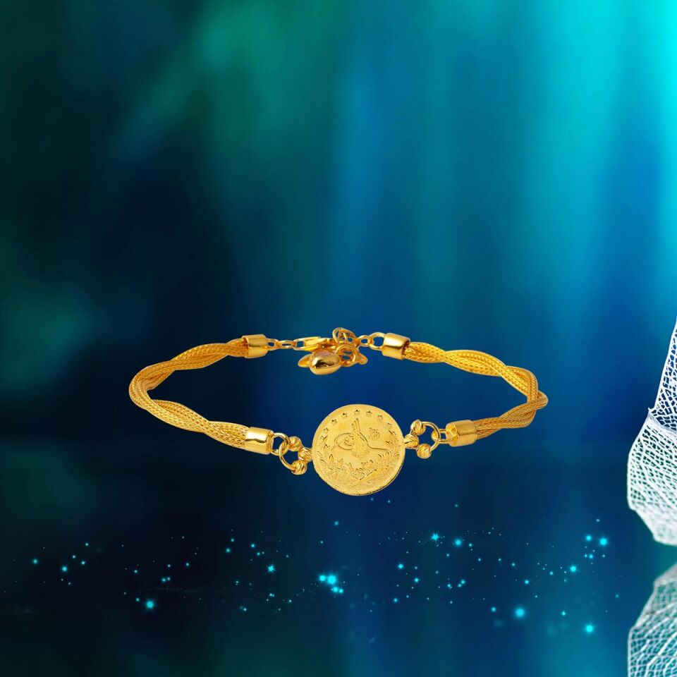 Osmanlı Çeyrek Reşat Altınlı Bileklik